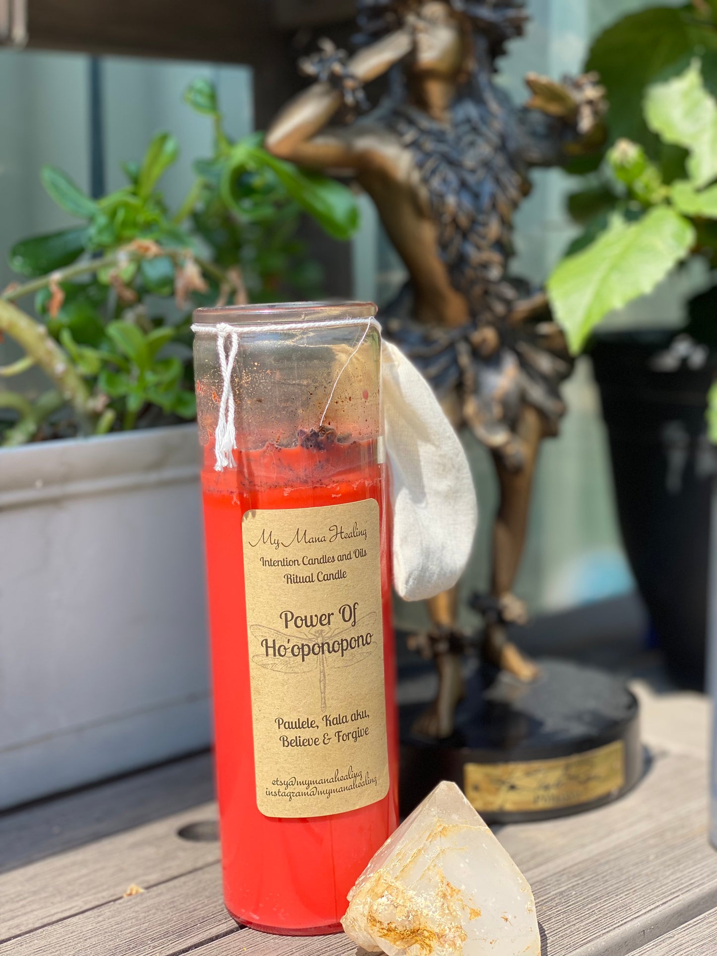 Power of Ho’oponopono Intention Candle. Use this powerful Hawaiian prayer candle for healing