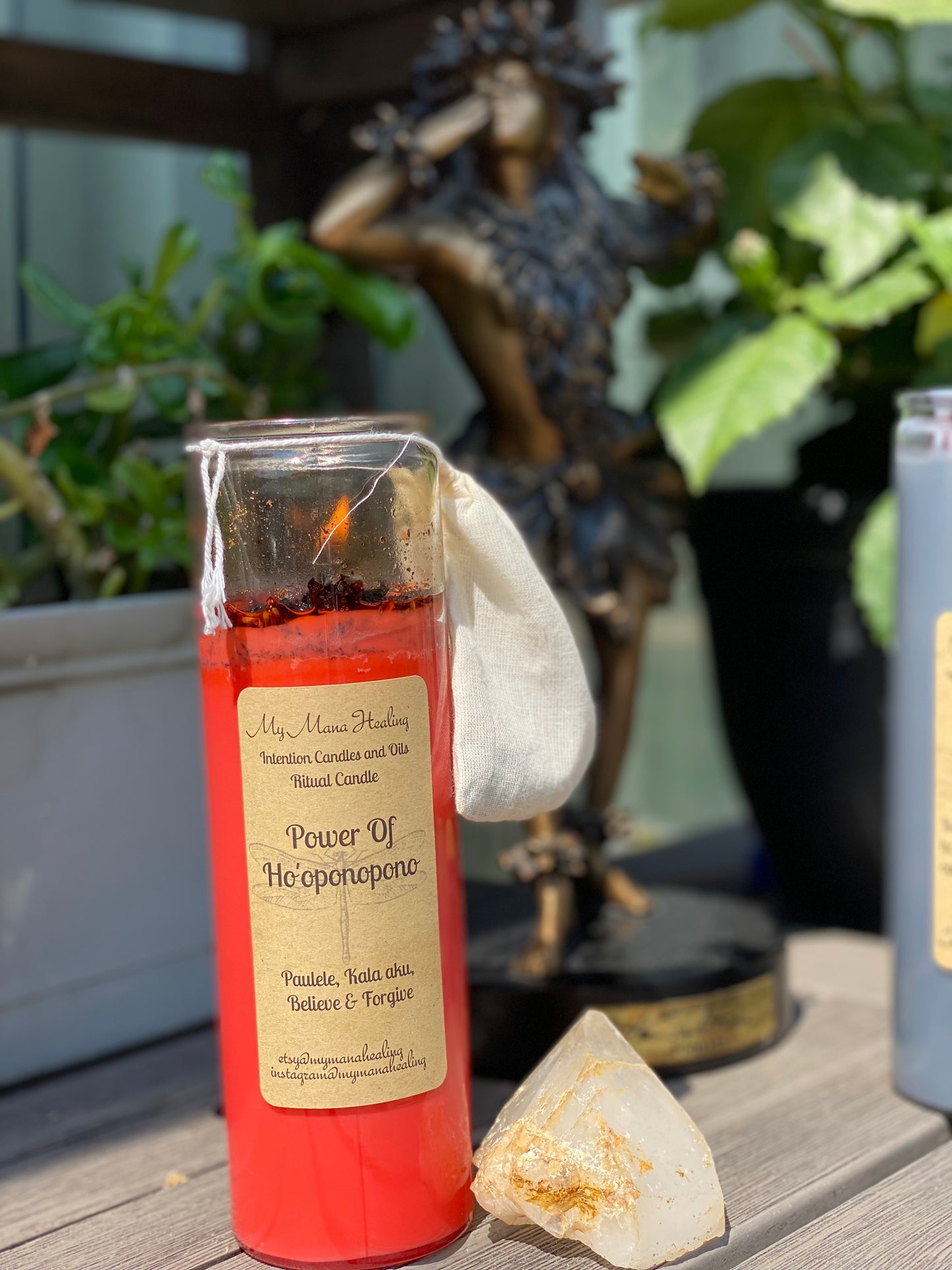 Power of Ho’oponopono Intention Candle. Use this powerful Hawaiian prayer candle for healing