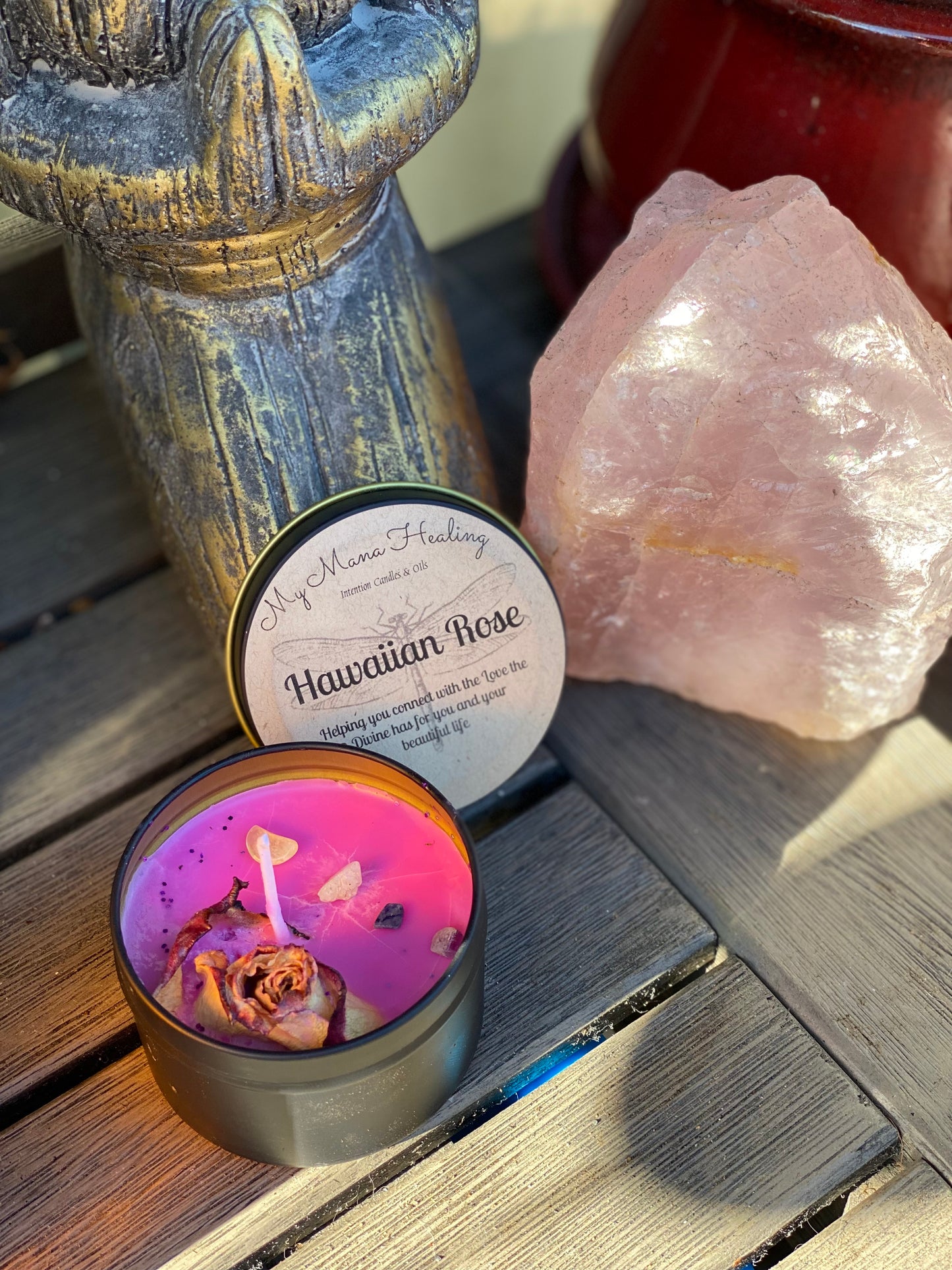 Divine Love, Hawaiian Rose Ritual Candle