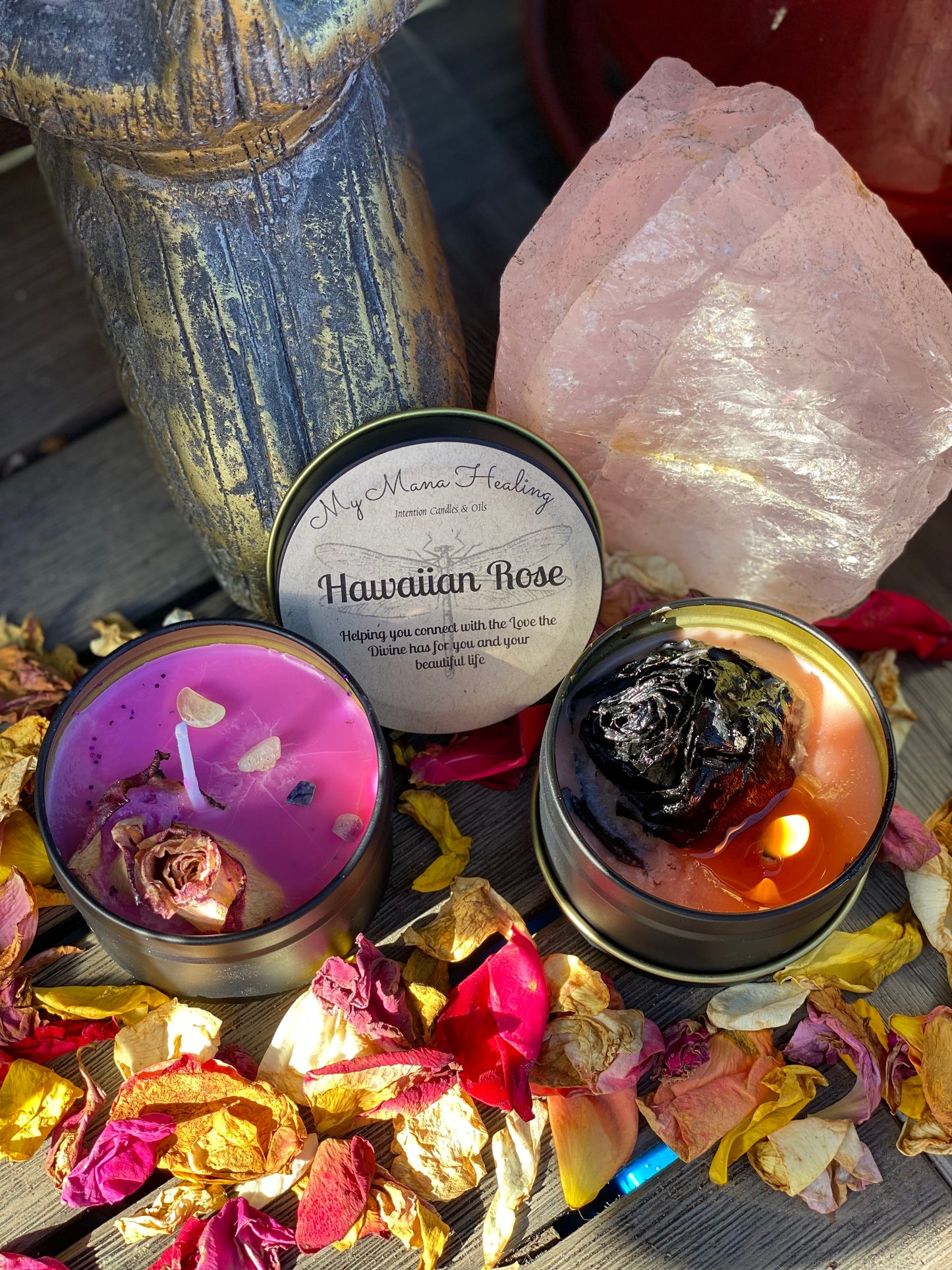 Divine Love, Hawaiian Rose Ritual Candle