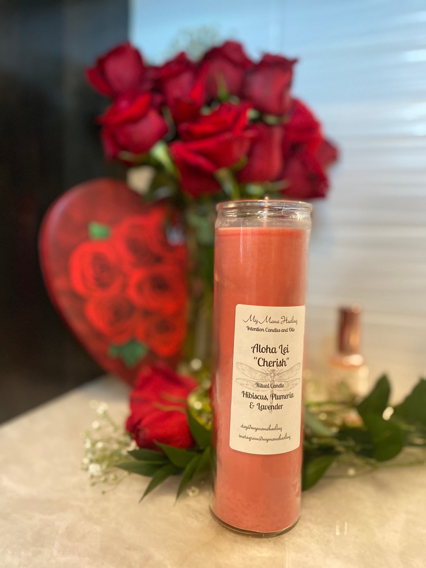 Aloha Lei Cherish Candle